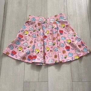 Hot Topic BT21 Jelly Candy Zip Skirt